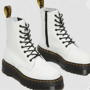 Dr. Martens White Combat Boots